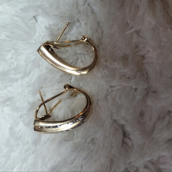 Zales14kGold Channel Set Diamond Earrings - Picture 6 of 14